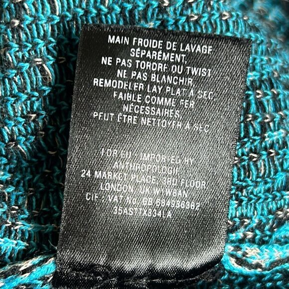 Anthropologie HWR Nestled Owl Print Tunic dress sweater cozy top Artsy - Picture 9 of 10